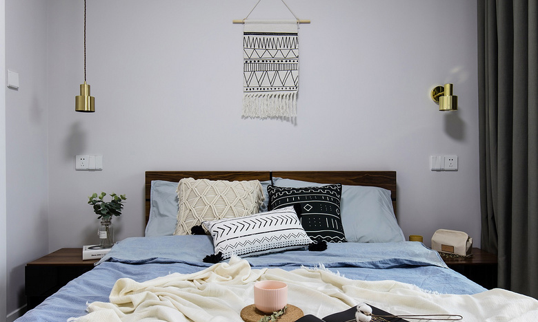 卧室图片来自家装大管家在70平北欧简洁舒适居 满满归属感的分享
