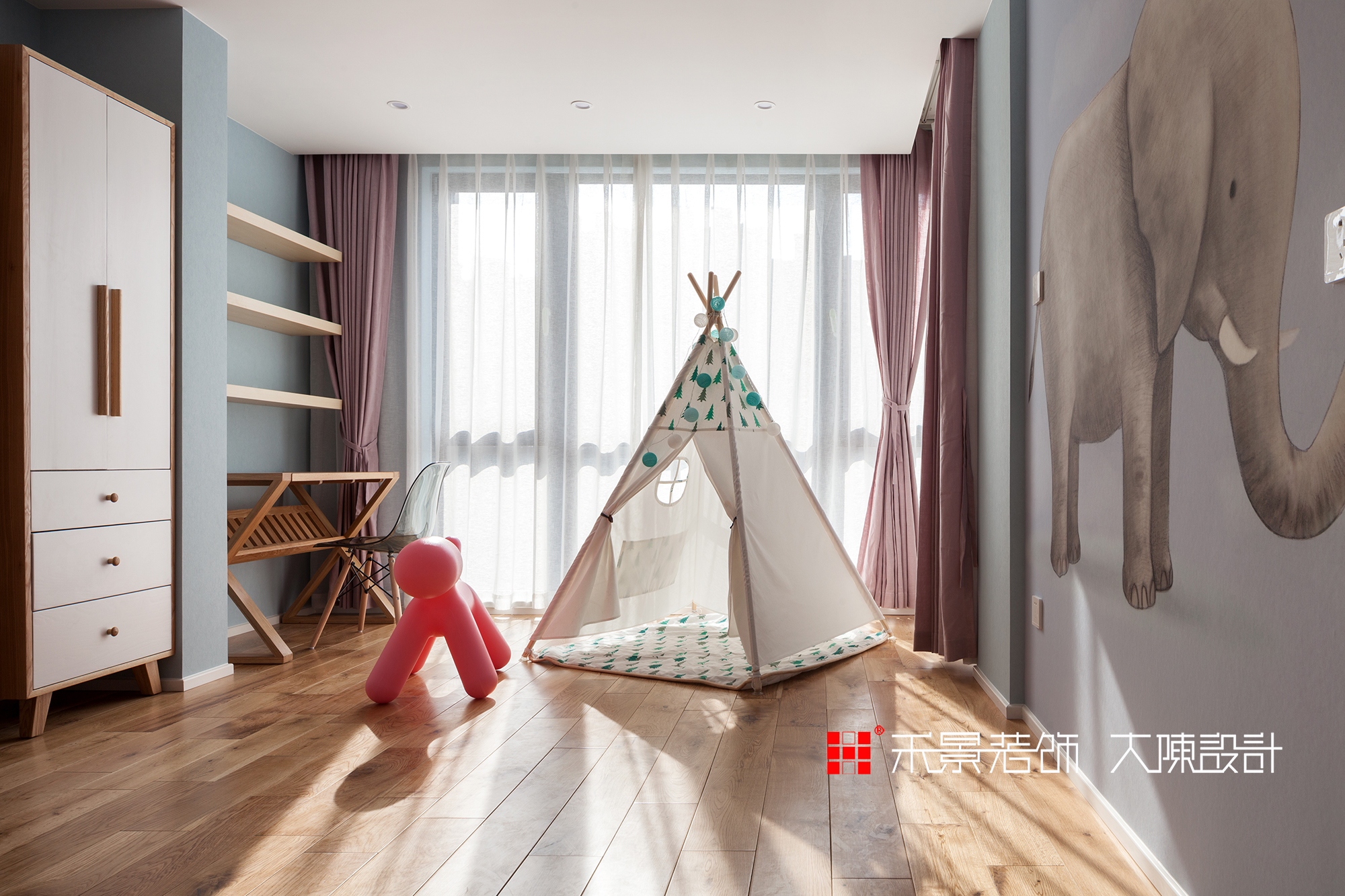欧式 三居 白领 儿童房图片来自禾景大陈设计在与爱人共度锦绣芳华的分享
