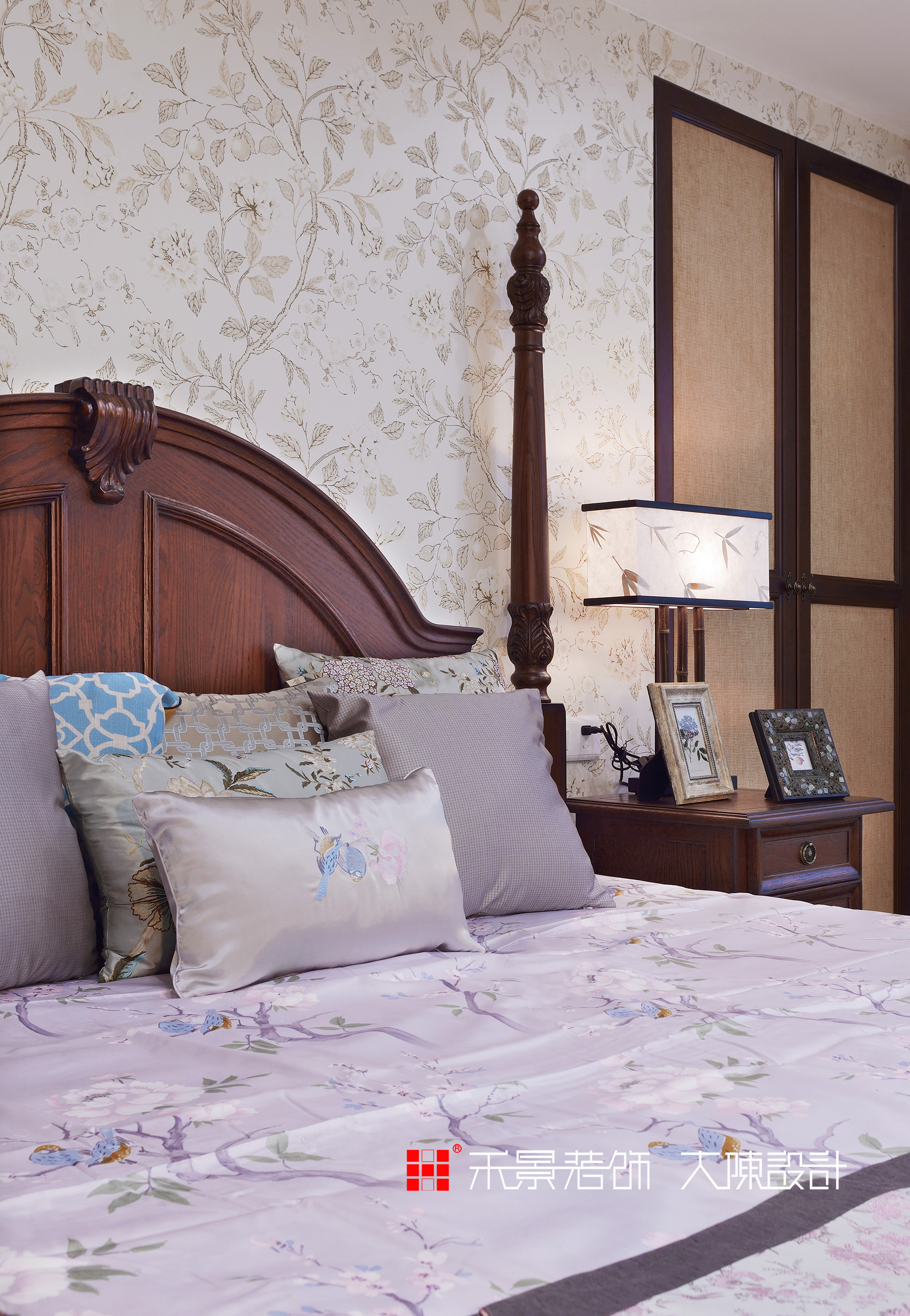 中式 卧室图片来自禾景大陈设计在空谷幽兰亦芬芳的分享
