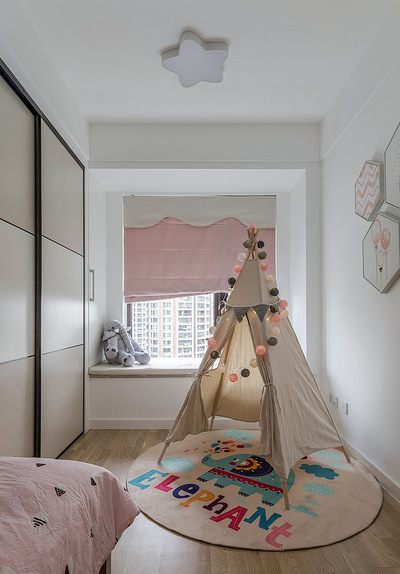 儿童房图片来自家装大管家在145平现代舒适3居 低调奢华世界的分享
