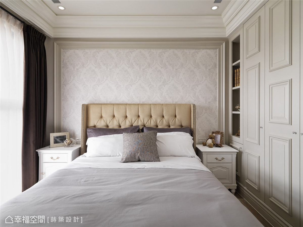 装修设计 装修完成 新古典 卧室图片来自幸福空间在99平，内敛优雅 时尚新古典的分享