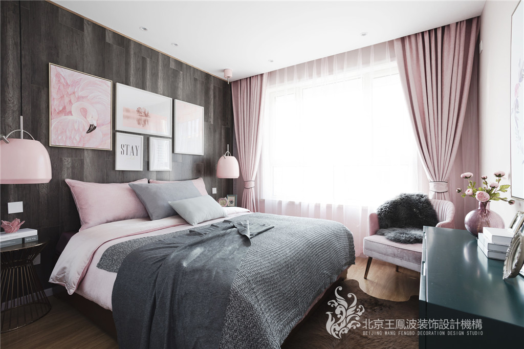 卧室图片来自王凤波设计机构在新城名苑呼和浩特的分享