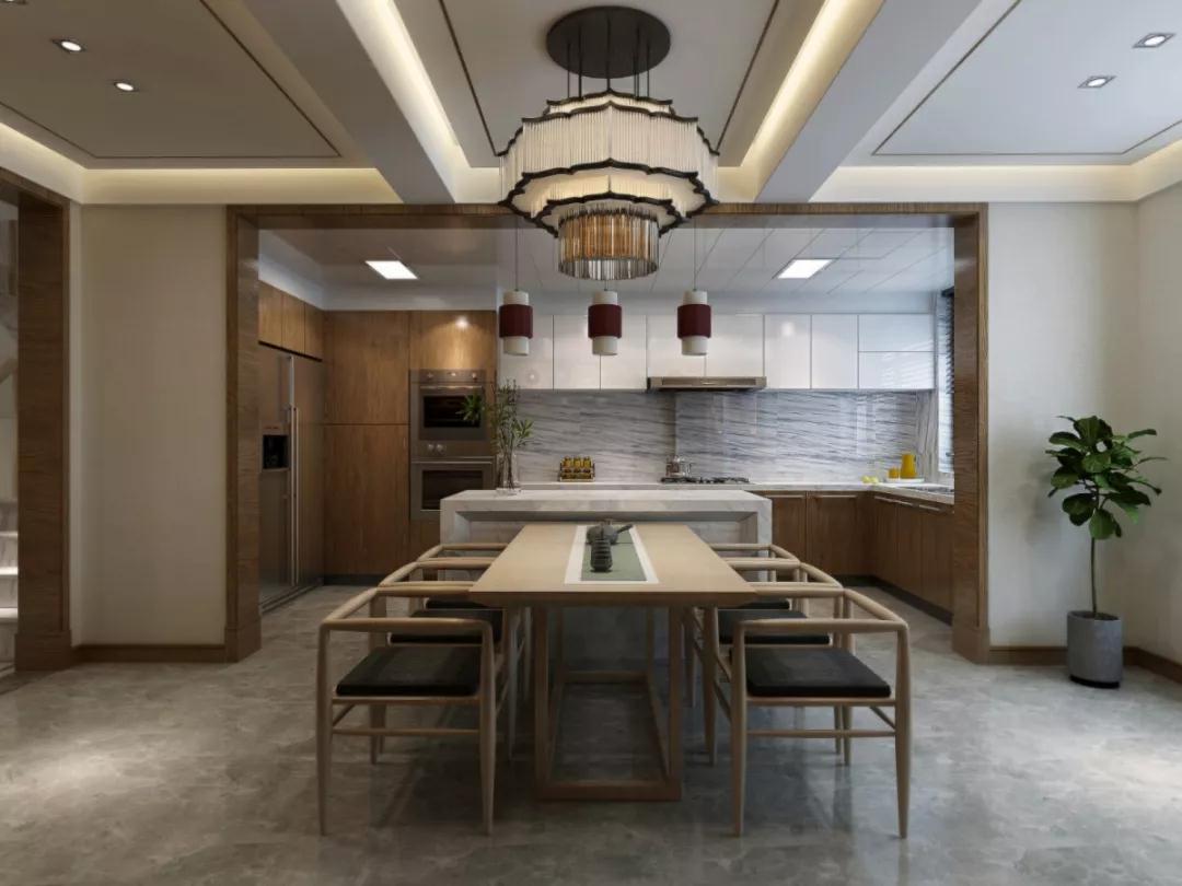 中式 厨房图片来自晋级装饰潘露在晋级装饰--香缇别墅380平米的分享
