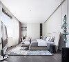汤臣一品大平层项目装修现代风格设计案例展示，上海腾龙别墅设计作品