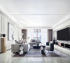 汤臣一品大平层项目装修现代风格设计案例展示，上海腾龙别墅设计作品