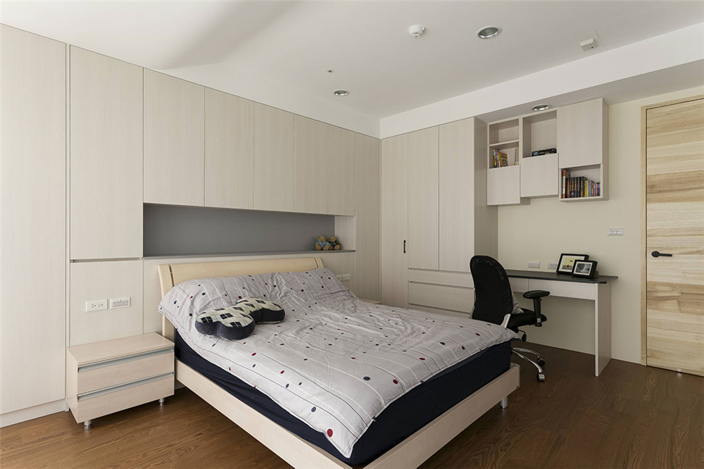 装修设计 装修完成 现代休闲 卧室图片来自幸福空间在182平，客变规划 三面采光机能宅的分享