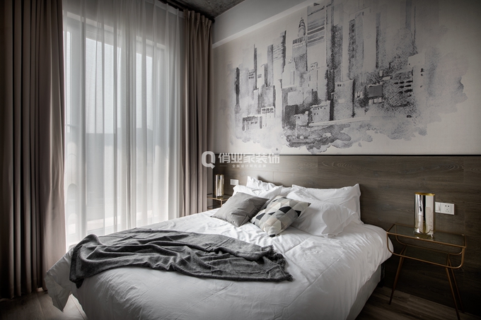 简约 现代 民宿 现代风格 卧室图片来自俏业家装饰在重庆喜马拉雅大平层现代风格装修的分享