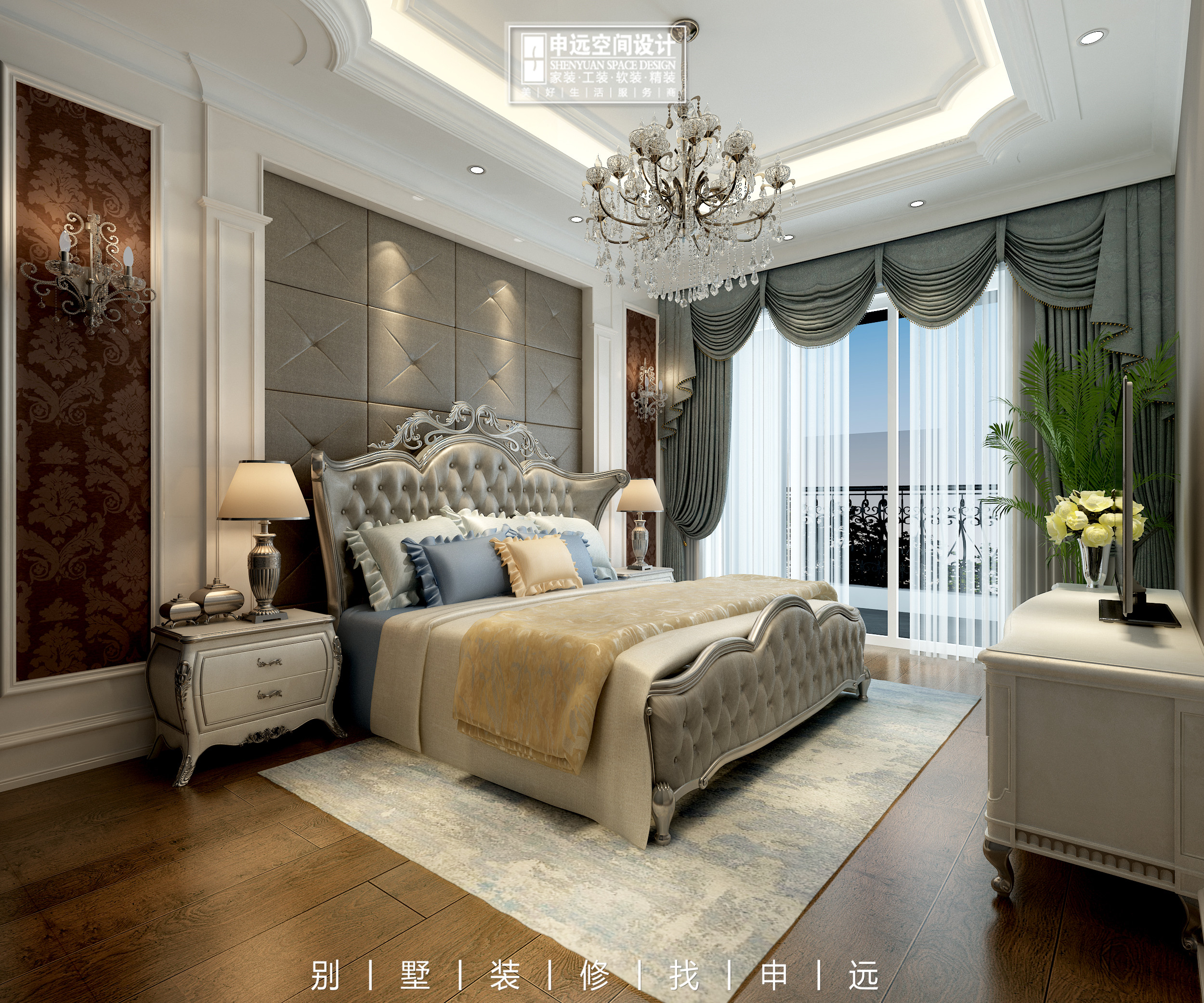 别墅装修 申远 北京申远 卧室图片来自申远空间设计北京分公司在北京申远空间设计-别墅装修的分享