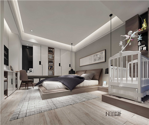 现代 三居 白领 收纳 旧房改造 80后 小资 卧室图片来自尼欧 | NEO设计在尼欧—《静居雅境》的分享