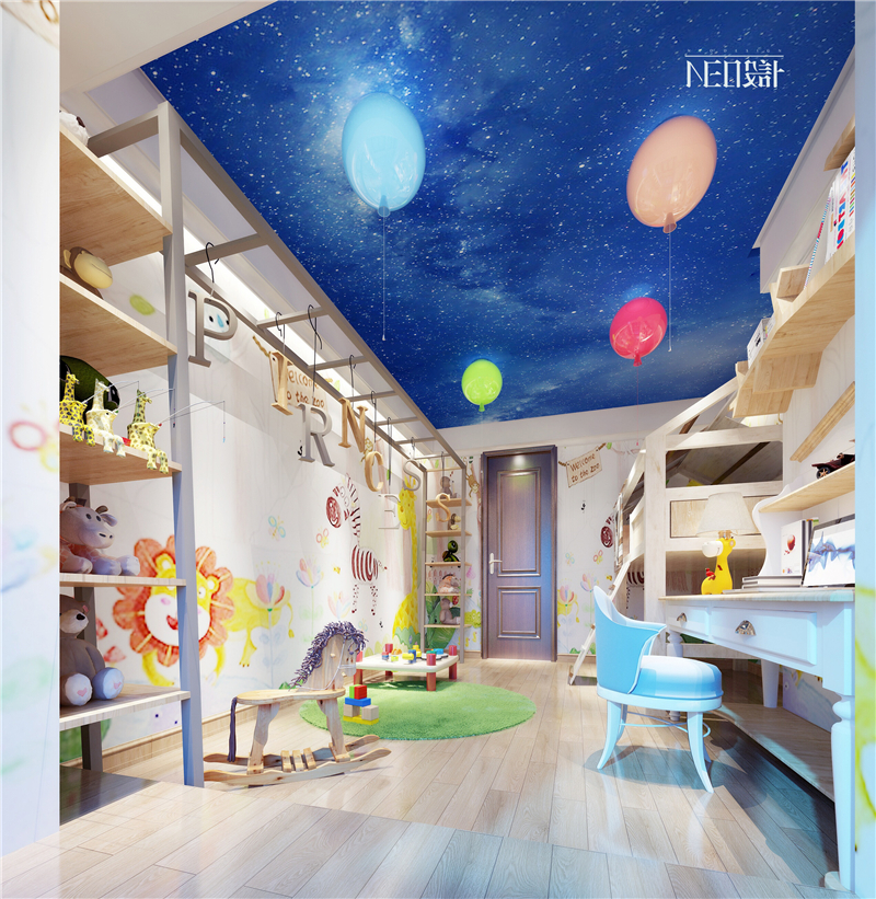 尼欧 福州设计师 别墅 简约 儿童房图片来自尼欧 | NEO设计在尼欧——《彩云之南》的分享