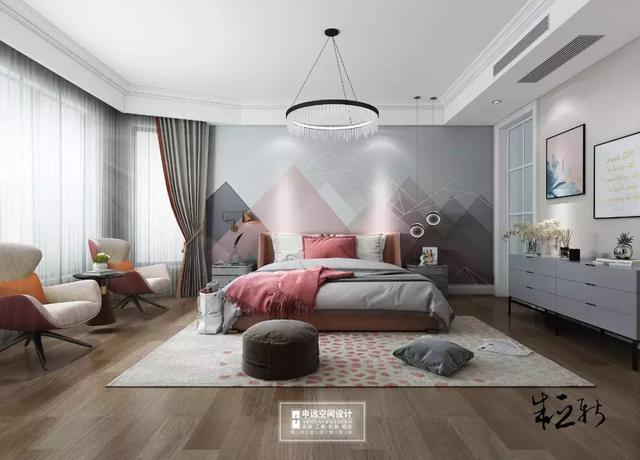 北京申远 别墅装修 别墅 美式 简美 卧室图片来自申远空间设计北京分公司在北京申远空间设计-轻美式风格的分享