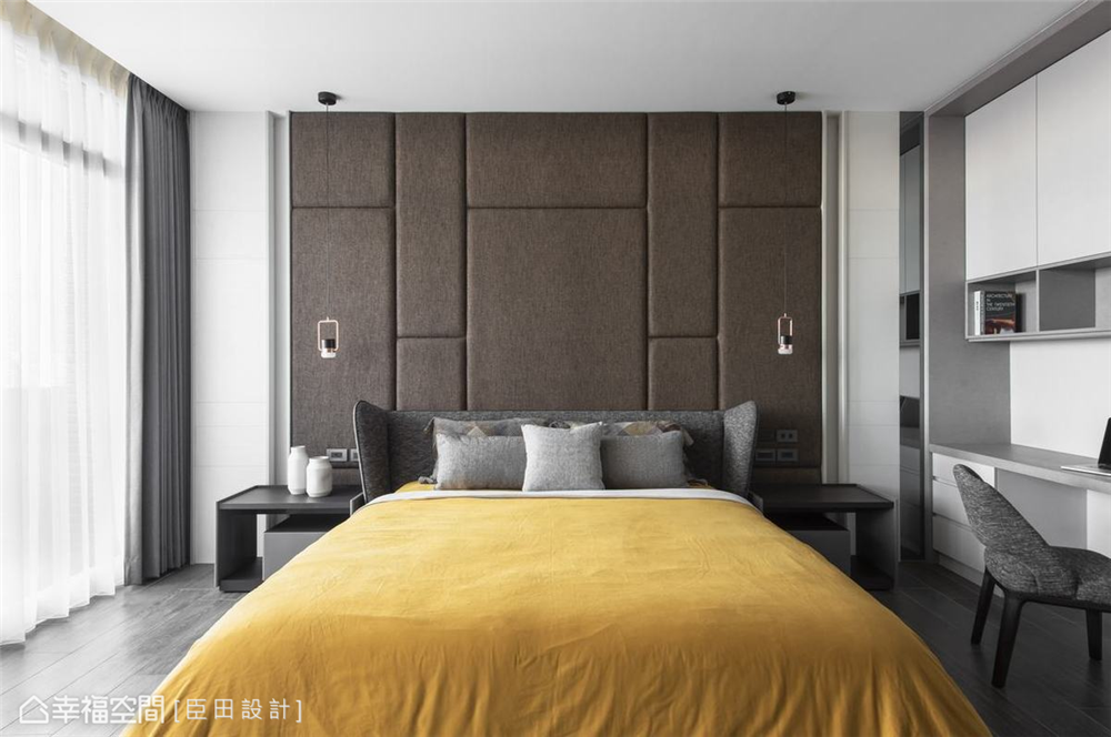 装修设计 装修完成 现代风格 卧室图片来自幸福空间在281平，韬光养晦大气宅的分享