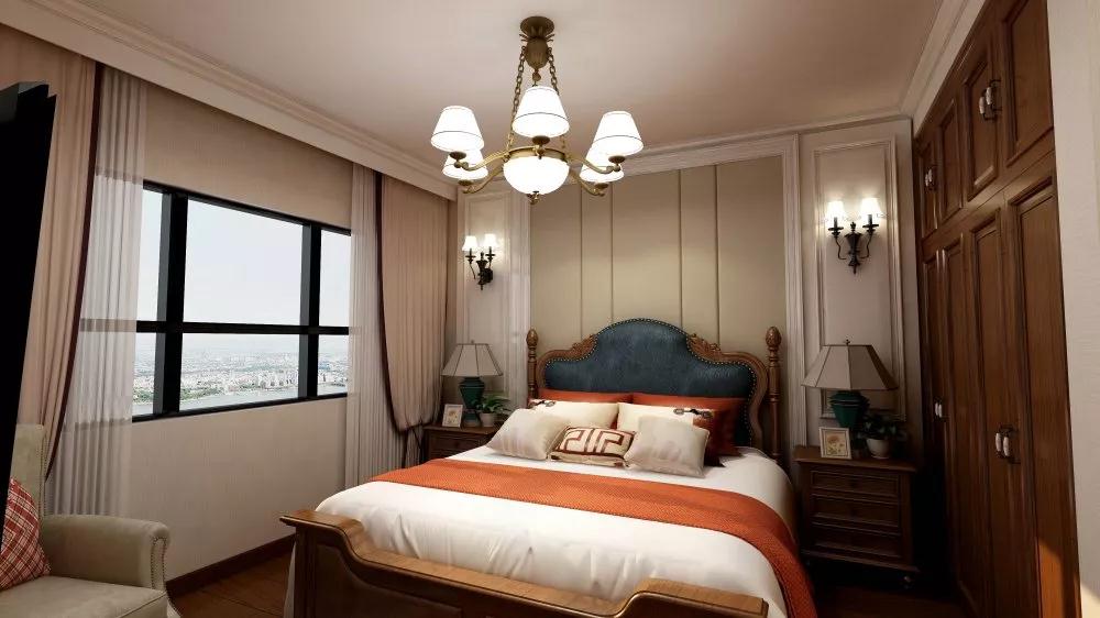 美式 卧室图片来自晋级装饰潘露在晋级装饰——金地名悦143平米的分享