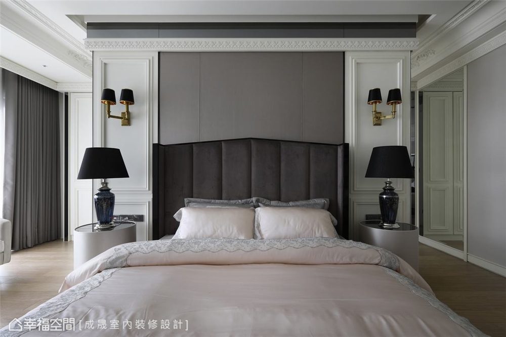 装修设计 装修完成 新古典 卧室图片来自幸福空间在380平，磅礡大气  新古典奢华宅的分享