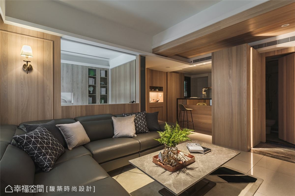 装修设计 装修完成 休闲多元 客厅图片来自幸福空间在159平，自然系木质休闲宅的分享