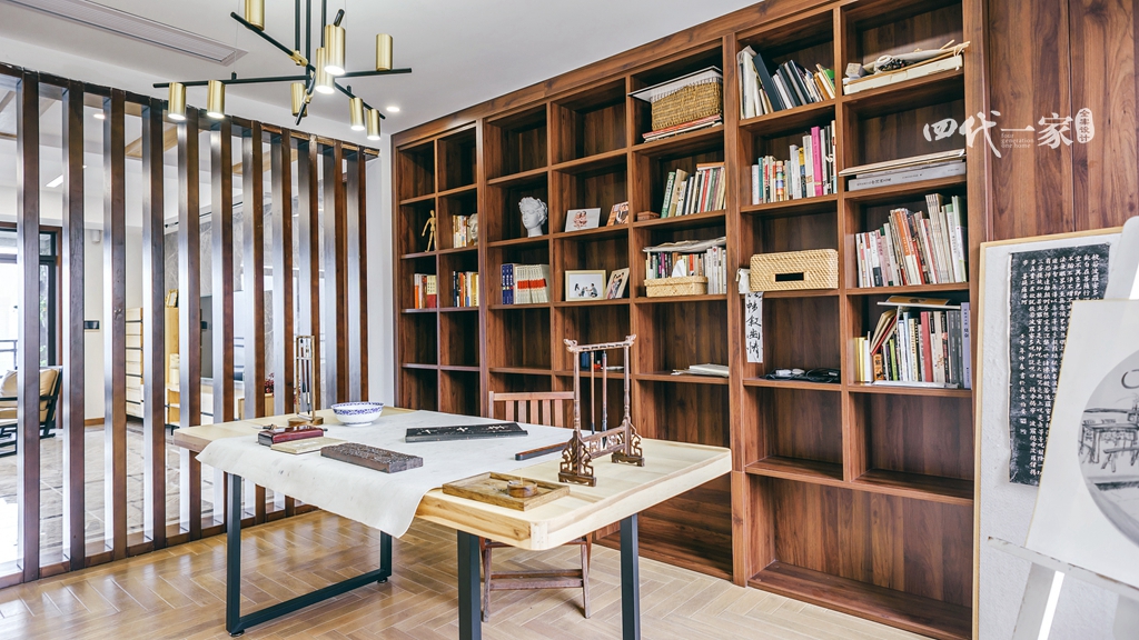简约 现代 小资 收纳 四室 书房图片来自兄弟装饰-蒋林明在万科悦湾大平层设计,200平完工图的分享