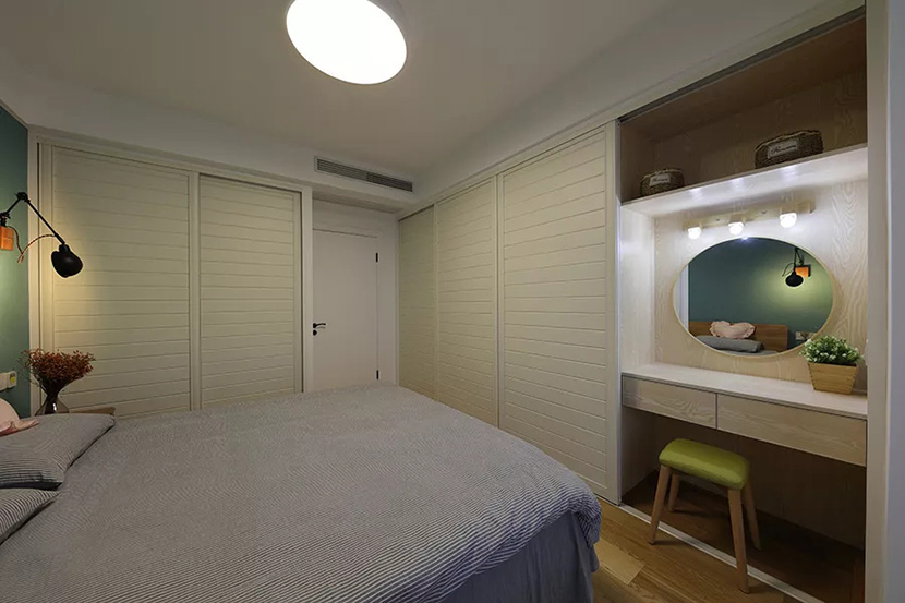 简约 二居 白领 收纳 旧房改造 80后 卧室图片来自今朝小伟在简约舒适和风家，享受禅意生活的分享
