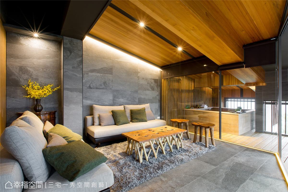 装修设计 装修完成 别墅 客厅图片来自幸福空间在662平，古朴京都×现代美学 别墅的分享