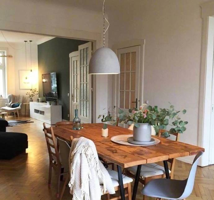 欧式 旧房改造 80后 小资 二居 餐厅图片来自今朝小伟在80平欧式文艺风家居的分享