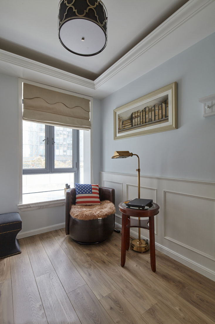 白领 收纳 旧房改造 80后 小资 客厅图片来自今朝小伟在160平恬静温暖美式四居室的分享