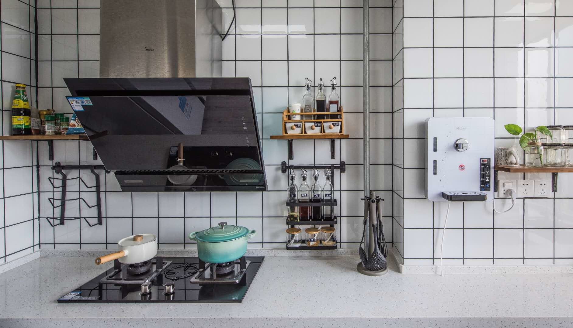 白领 收纳 旧房改造 80后 小资 厨房图片来自今朝小伟在美式四居室效果图的分享