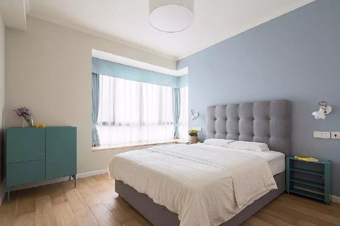 欧式 二居 白领 收纳 旧房改造 小资 80后 卧室图片来自今朝小伟在现代北欧简约之家的分享