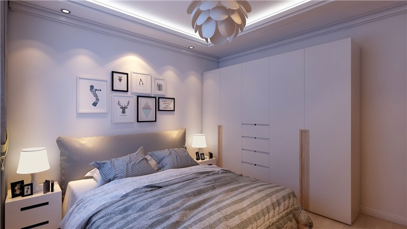三居 白领 收纳 旧房改造 小资 80后 卧室图片来自今朝小伟在方庄六号北欧风格装修效果图的分享