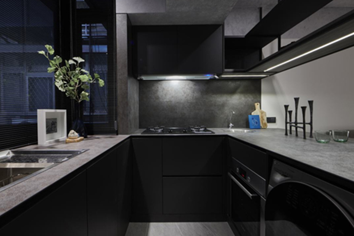 厨房图片来自今朝小伟在现代风格40平小宅换新颜的分享