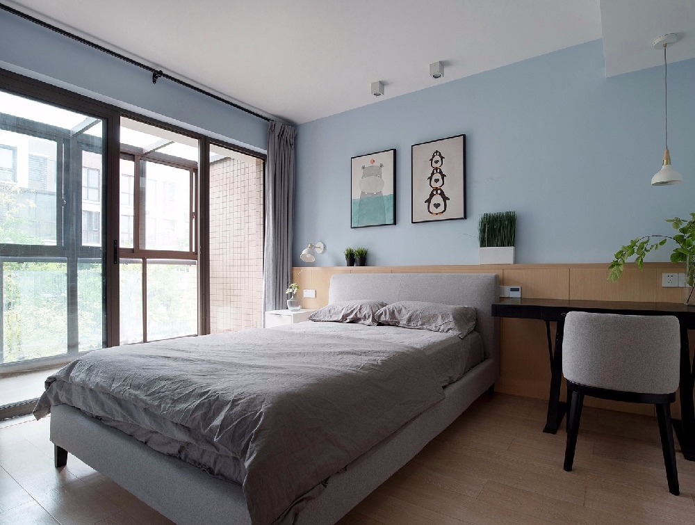 白领 收纳 旧房改造 80后 小资 卧室图片来自今朝小伟在现代风格300㎡的四室叠拼的分享