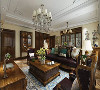 浦江御景湾138平美式新古典风格的家居，没有太多造作的修饰与约束，不经意中成就着一种惟妙惟肖的休闲式古典浪漫。