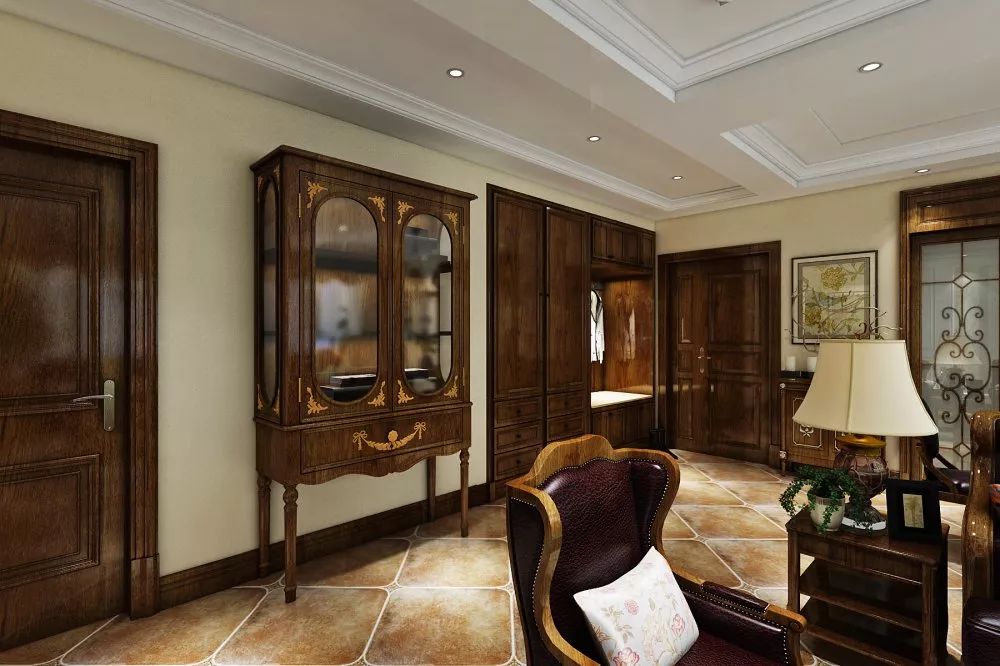 小资 二居 美式 客厅图片来自晋级装饰官方在浦江御景湾138平美式风格的分享