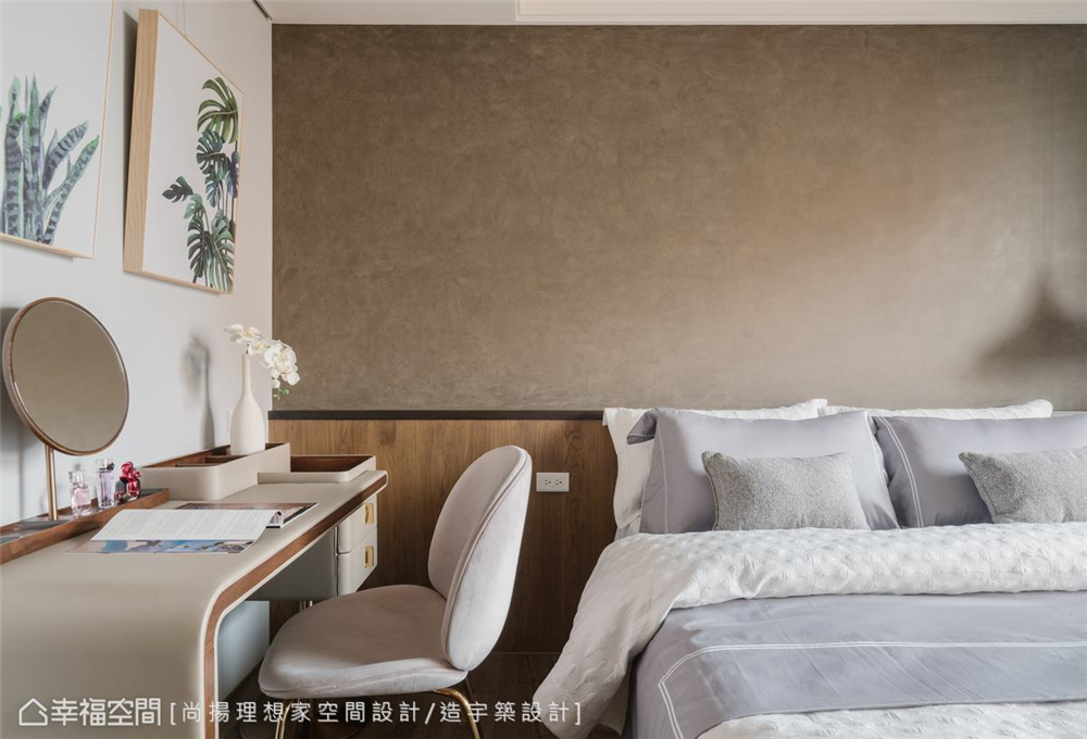 装修设计 装修完成 现代风格 卧室图片来自幸福空间在126平，异材质荟萃人文美型宅的分享