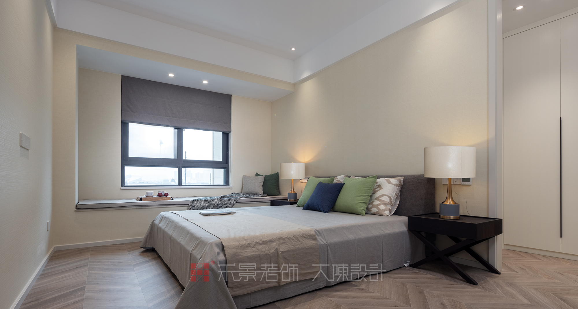 二居 卧室图片来自禾景大陈设计在柏悦华府公寓项目的分享