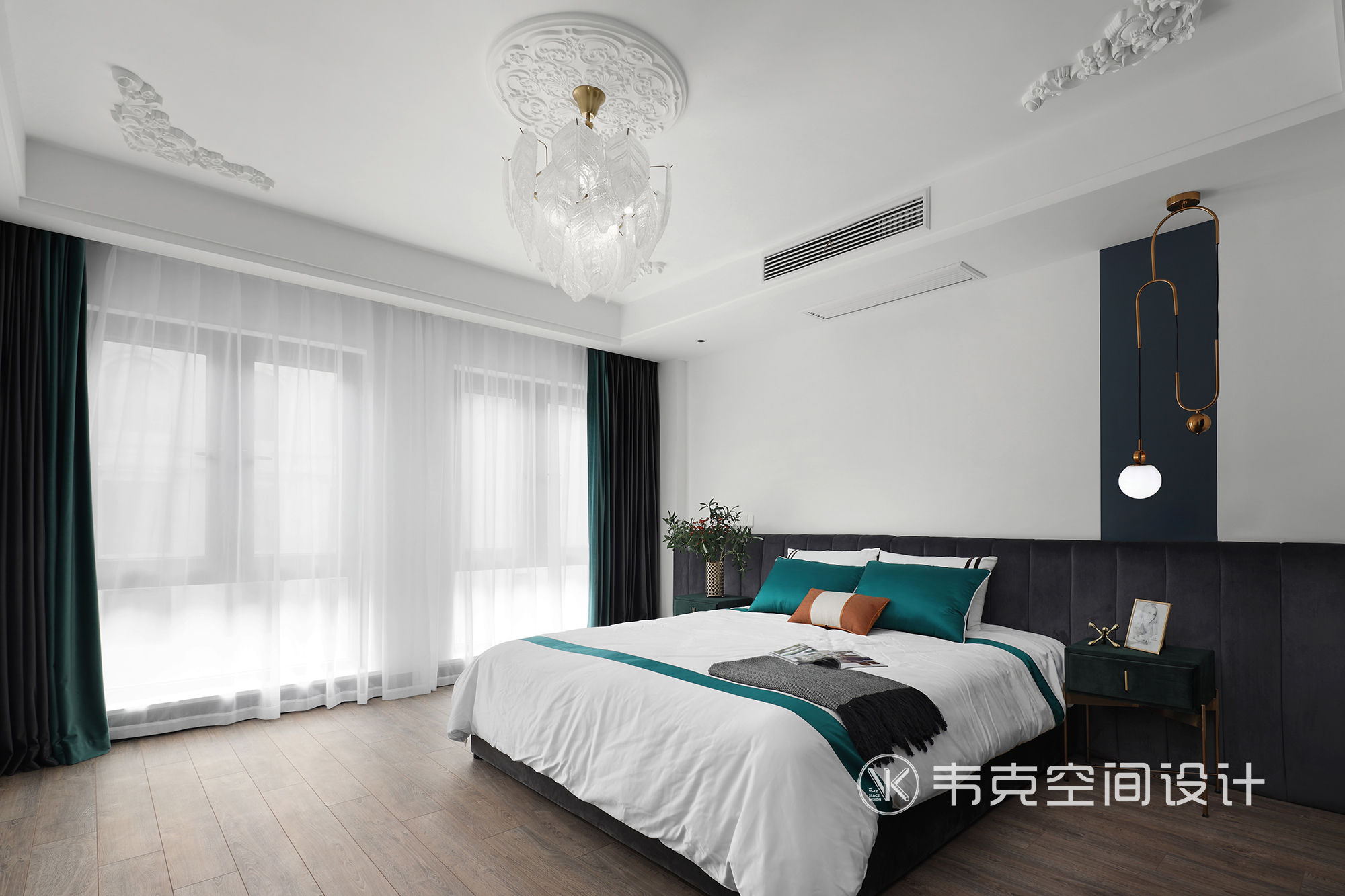 卧室图片来自韦克空间设计在享受生活的美好，让家取悦自己的分享