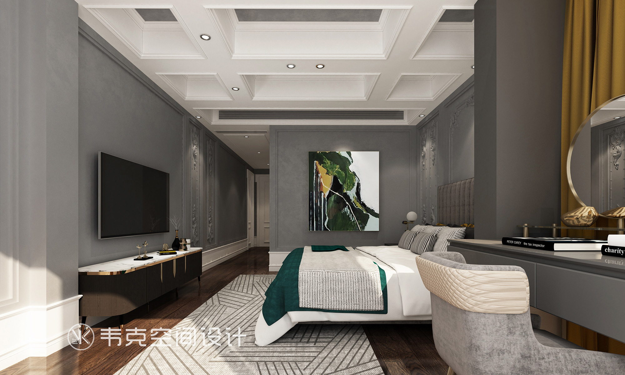 卧室图片来自韦克空间设计在韦克丨放慢脚步，享受“轻”生活的分享