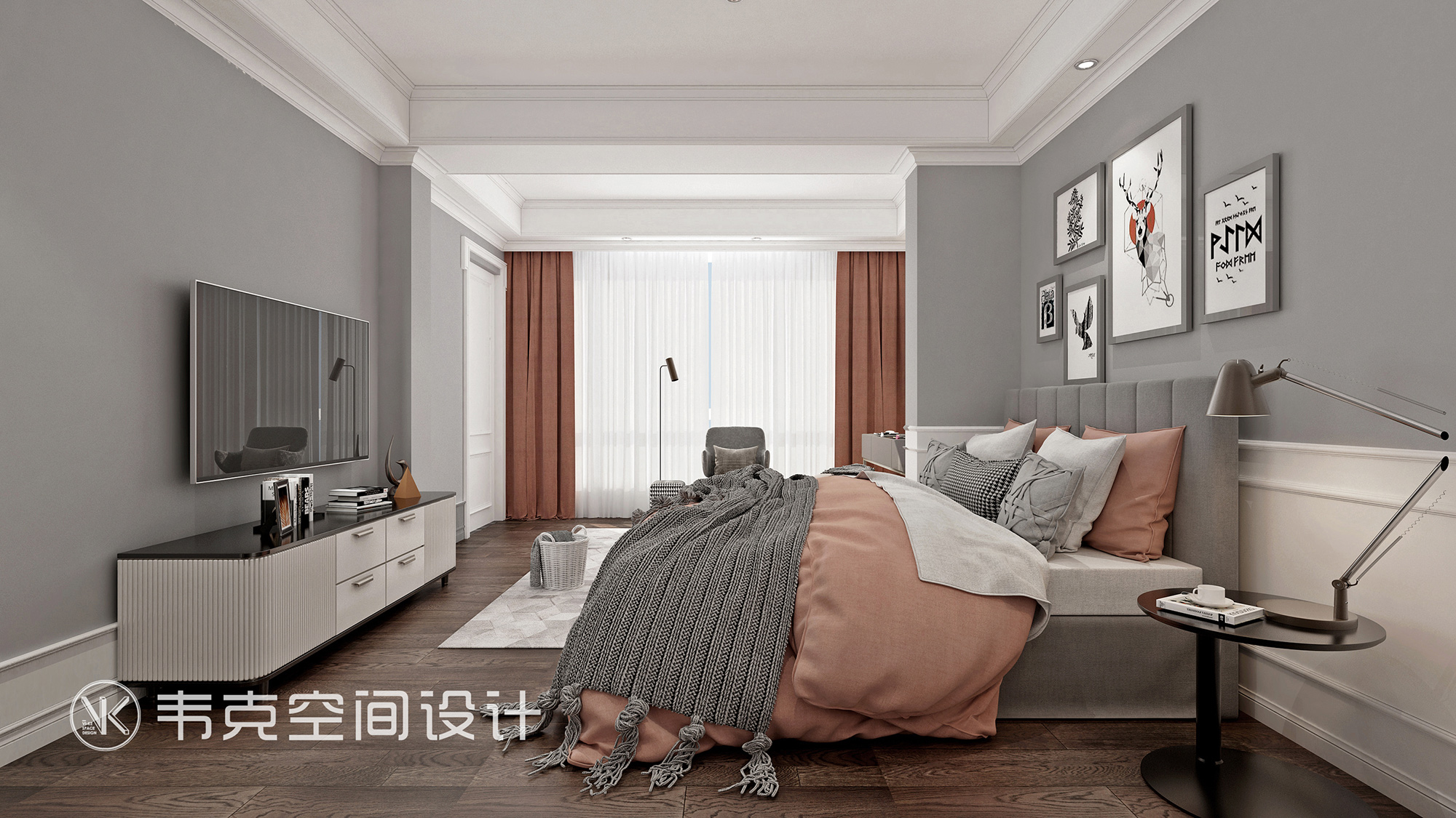 卧室图片来自韦克空间设计在韦克丨放慢脚步，享受“轻”生活的分享