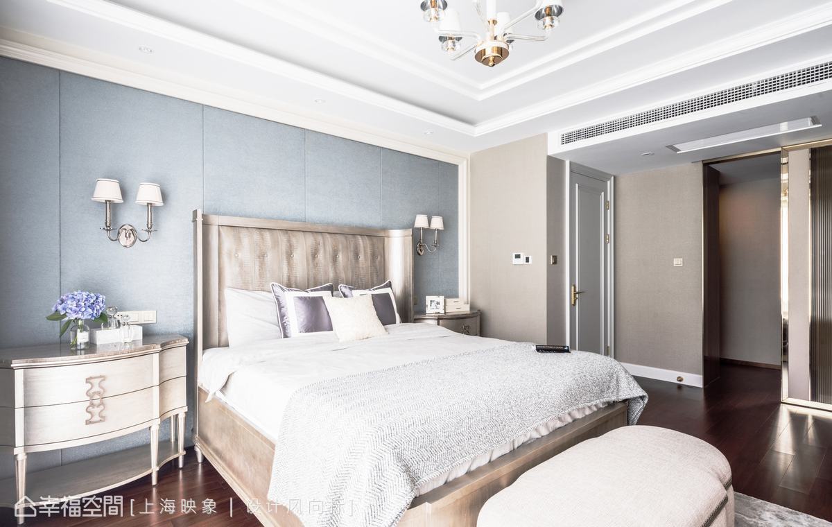装修设计 装修完成 现代风格 卧室图片来自幸福空间在228平，微奢华光感宅的分享