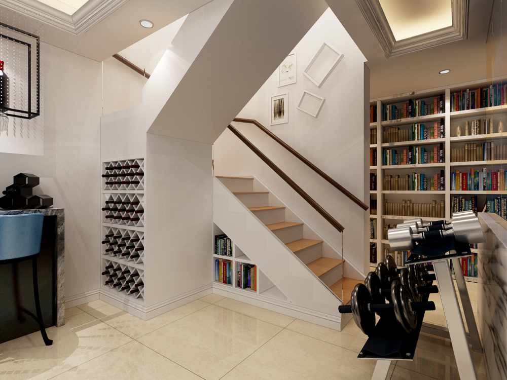 复式 欧式 楼梯图片来自知贤整体家装在保利星海屿的分享