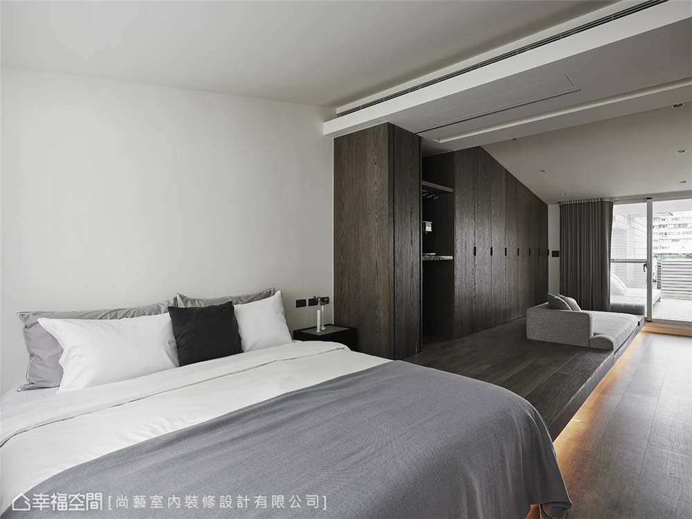 装修设计 装修完成 现代风格 休闲多元 卧室图片来自幸福空间在159平，简约现代人文居所的分享