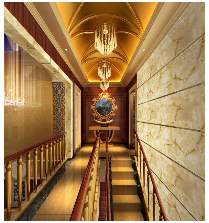 欧式 别墅 收纳 楼梯图片来自文华东方工程设计在文华权-广州新光城市花园别墅的分享