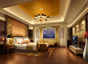 欧式 别墅 收纳 卧室图片来自文华东方工程设计在文华权-广州新光城市花园别墅的分享