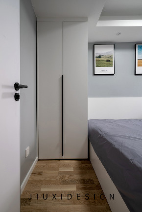 收纳 二居 旧房改造 久栖设计 北欧 简约 卧室图片来自久栖设计在合理规划空间，使生活条理清晰的分享