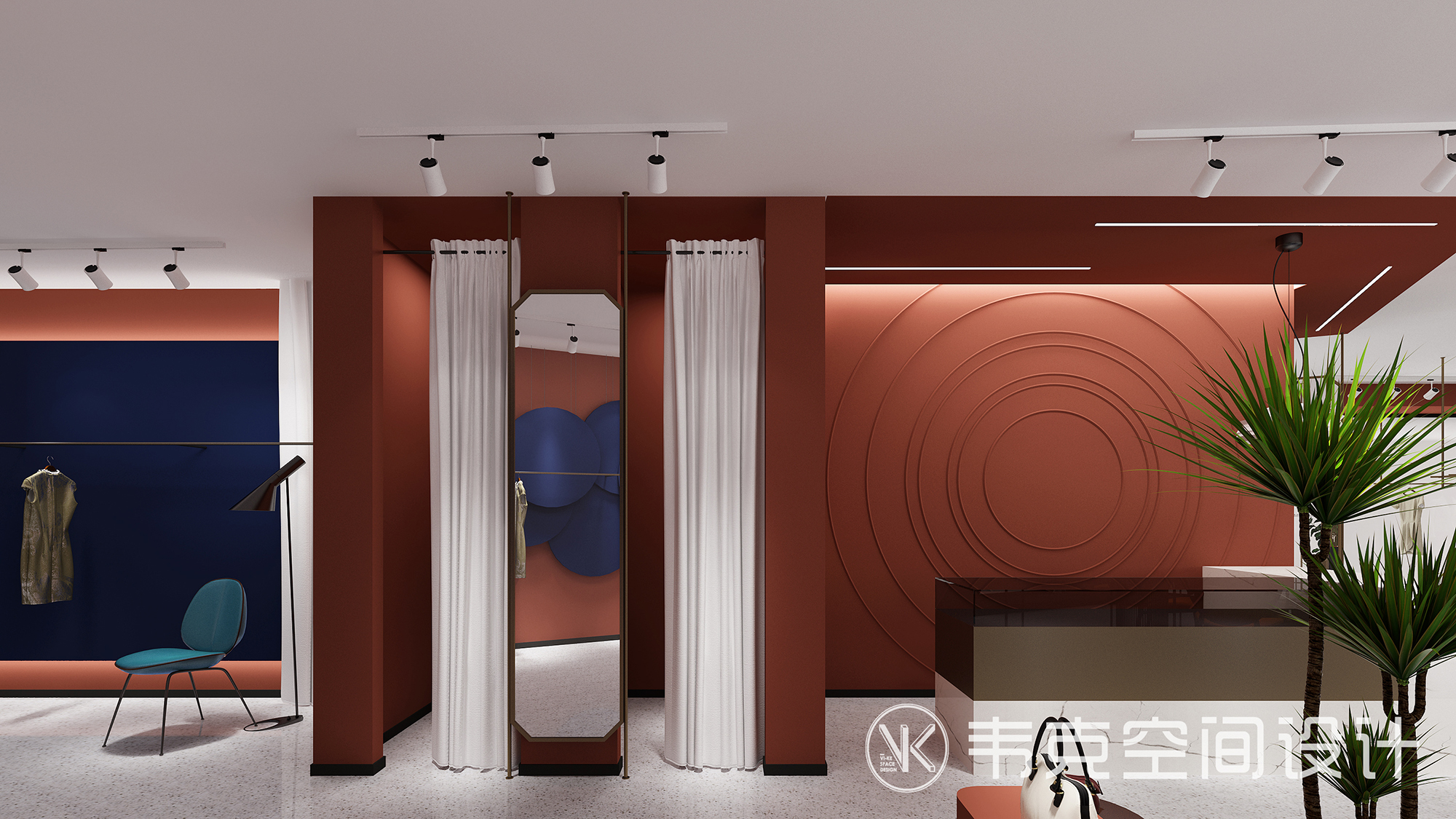 客厅图片来自韦克空间设计在韦克丨轻奢有态度，优雅仪式感的分享