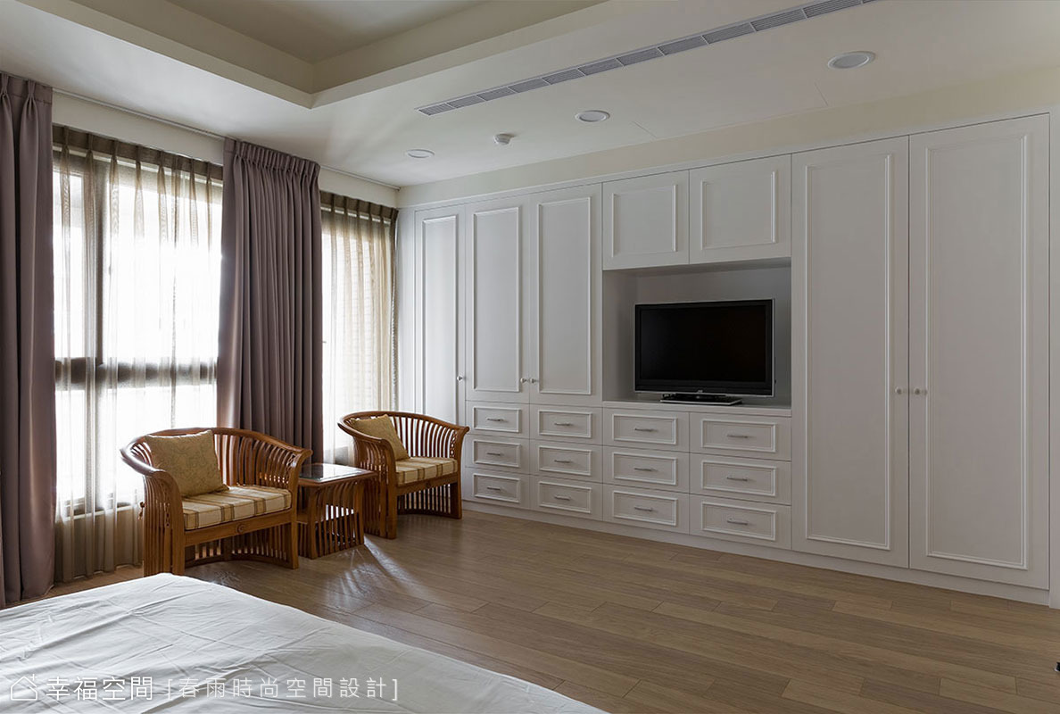 装修设计 装修完成 现代风 三居 卧室图片来自幸福空间在198平，旧藏．新装的分享