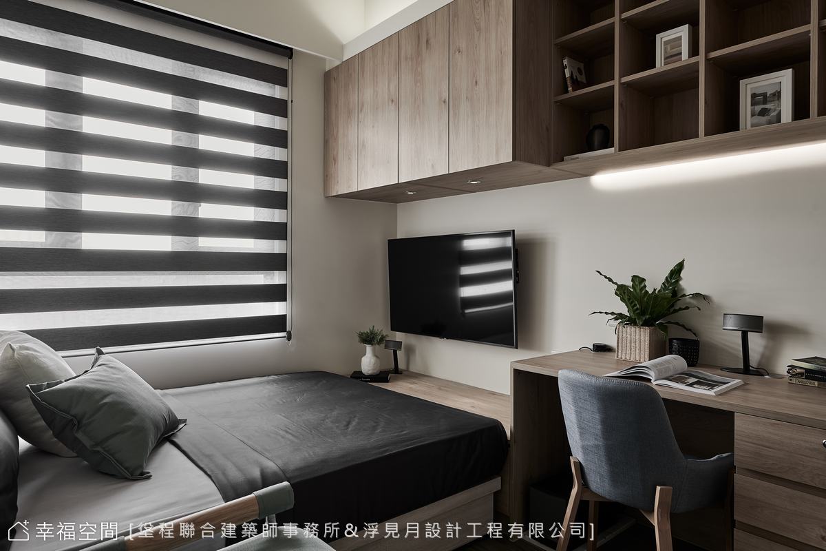 装修设计 装修完成 现代风格 标准格局 卧室图片来自幸福空间在102平， 打造三代同堂健康机能宅的分享